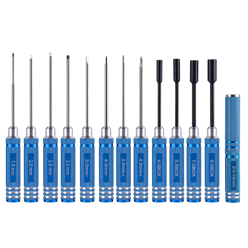 18 in 1 Tool Kits Hole Opener Pliers Screwdrivers Hex Socket Wrench for RC Cars Remote Control Truck Hobby Model DIY Parts