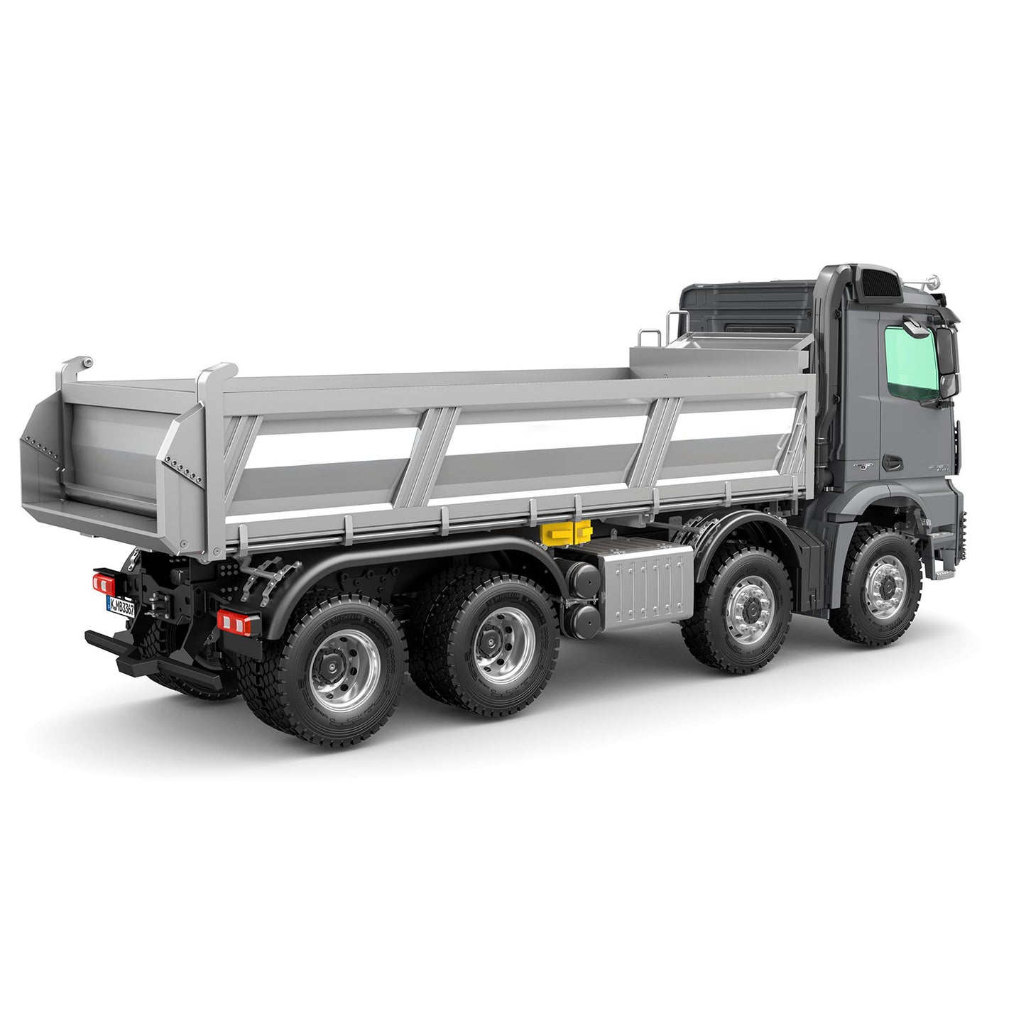 1/14 Kabolite K3367 8x8 Metal Hydraulic RC Tipper Remote Control Dump Truck Sonud Light 2Speed Model Battery ST8 Radio System