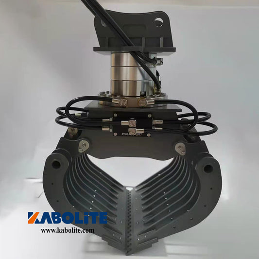 Metal Hydraulic Claw for 1/14 Kabolite K350 200 RC Excavator Radio Controlled Electric Car Spare Parts Painted Accessory