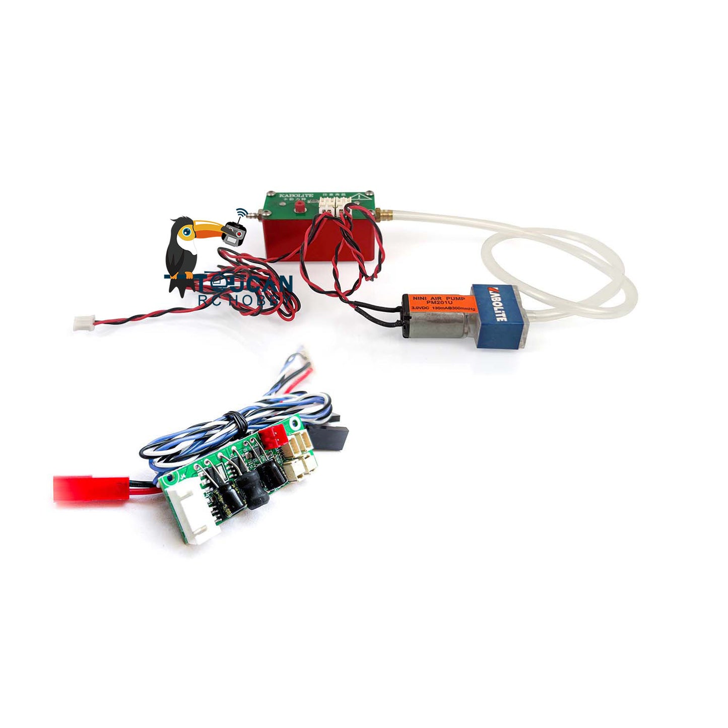 Metal Smoker Gearbox Unit W/ Control Board For 1/14 KABOLITE K970 RC Hydraulic Excavator Remote Control Digger Electric Truck