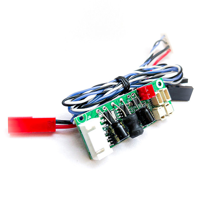 Connector Rotating Warning Light Controller Coarse Filter Upgraded Decorative GPS for 1/14 KABOLITE K970 RC Hydraulic Excavator