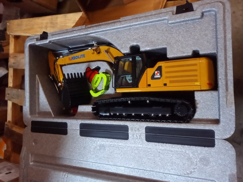 Second Hand US STOCK 1/18 RC Hydraulic Excavators Kabolite K961 100S RTR Radio Controlled Digger Simulation Vehicle Hobby Model