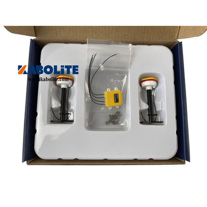 Connector Rotating Warning Light Controller Coarse Filter Upgraded Decorative GPS for 1/14 KABOLITE K970 RC Hydraulic Excavator