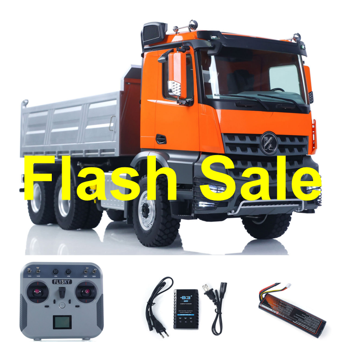 Big Discount Fast Free Shipping for EU 1/14 2.4G Remote Control Electric Lifting Dumper 5702 Model 6*6 Tipper Vehicle 2Speed Sound Light Motor RTR Car Gifts Adults