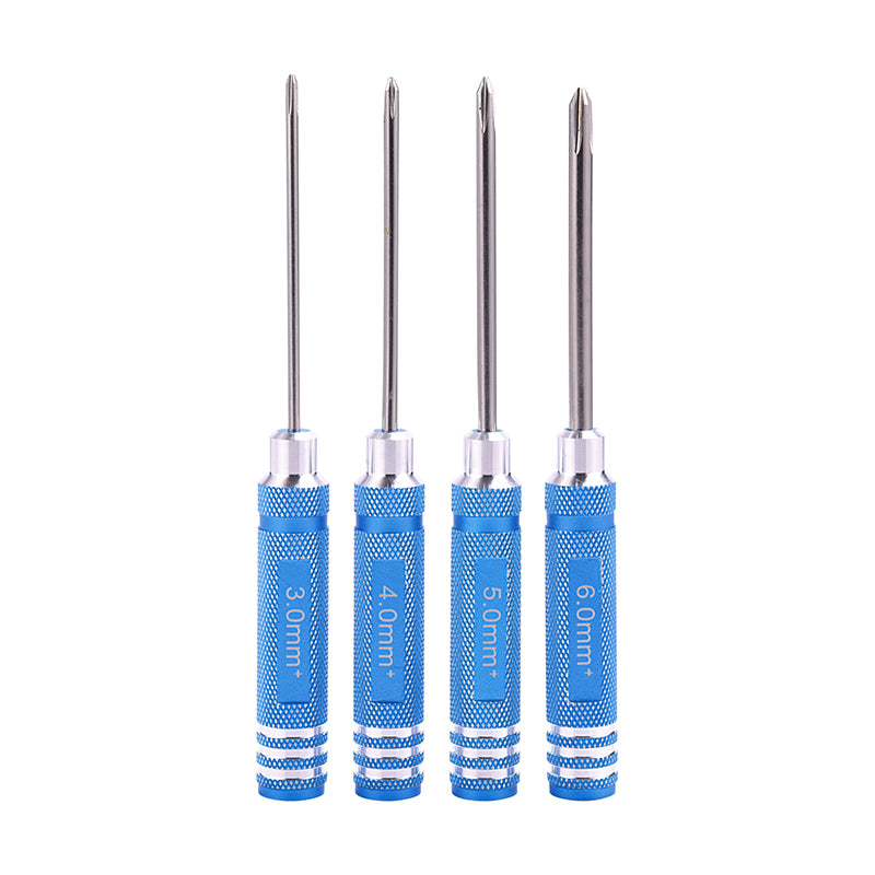 Metal Crosshead Phillips Screwdriver Kit Tool for 1/10 1/12 /14 RC Car Truck Model Remote Control Hydraulic Trucks