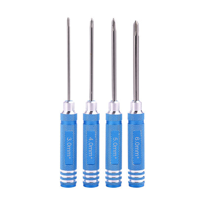 Metal Crosshead Phillips Screwdriver Kit Tool for 1/10 1/12 /14 RC Car Truck Model Remote Control Hydraulic Trucks
