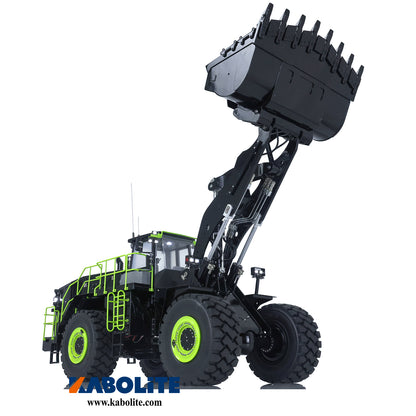 2Speed Kabolite 1/14 K988 PRO Hydraulic RC Loader Metal Heavy Vehicle PL18 Lite 6CH Valve Axle Lock Battery Light Sound Radio Control Truck Model