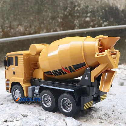 IN Stock HUINA 1333 1/18 Plastic RC Concrete Mixer Truck with 6CH 2.4G Radio Controller Lights Gift for Boys