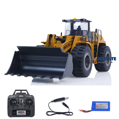 HUINA 1583 1/14 Electric RC Loader with 24CH 2.4G Radio Controller Lights Sound for RC Construction Vehicles Enthusiasts