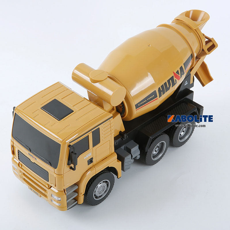 IN Stock HUINA 1333 1/18 Plastic RC Concrete Mixer Truck with 6CH 2.4G Radio Controller Lights Gift for Boys