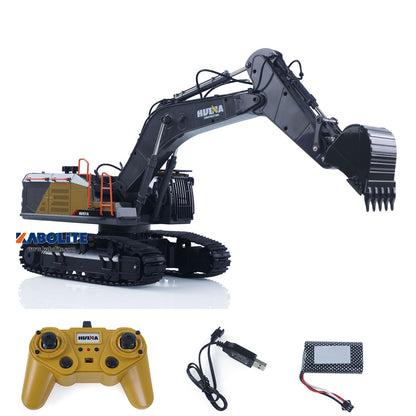 HUINA 1592 1/14 22CH 2.4G RC Excavator Remote Control Digger Construction Vehicle with Light Sound Gift for Hobbyists Model