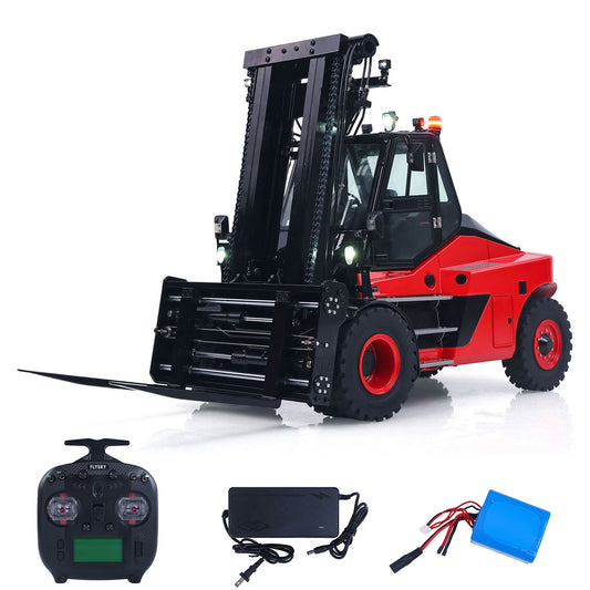 IN STOCK Kabolite K180-100 1/14 4X2 RWD Remote Control Hydraulic Forklift 3-Way Vavles RTR Flysky ST8 Radio Light System Sound Battery