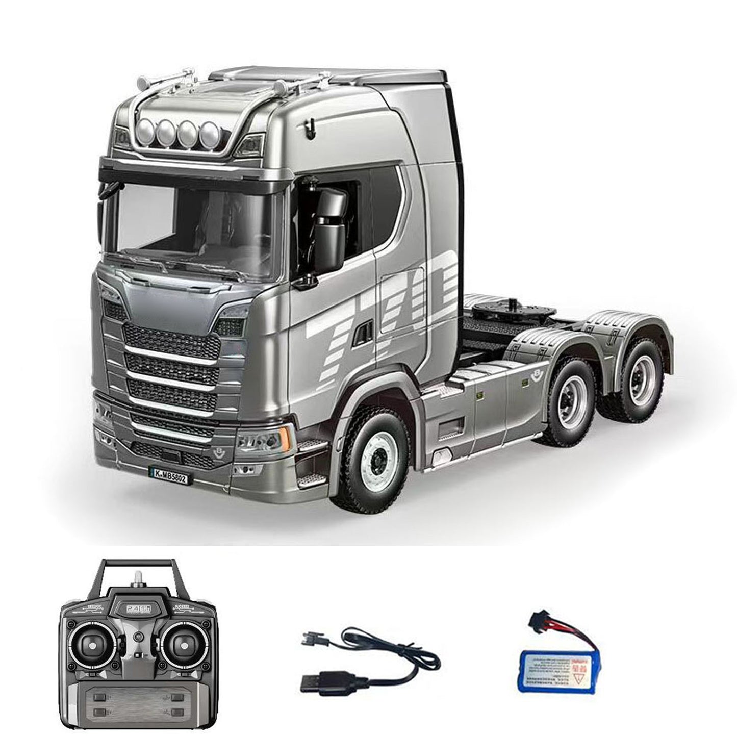 HUINA 770S 1/18 RC Tractor Truck Toys 1501 Model RTR 7.4V Battery Radio 19CH Light Sound Effects Remote Control Lorry Car