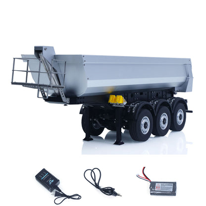 26.1Inches KABOLITE 1/14 Metal Radio Control Semi Dump Trailer Electric Lifting Truck Light Support Leg for 5801 770S RC Tractor Truck