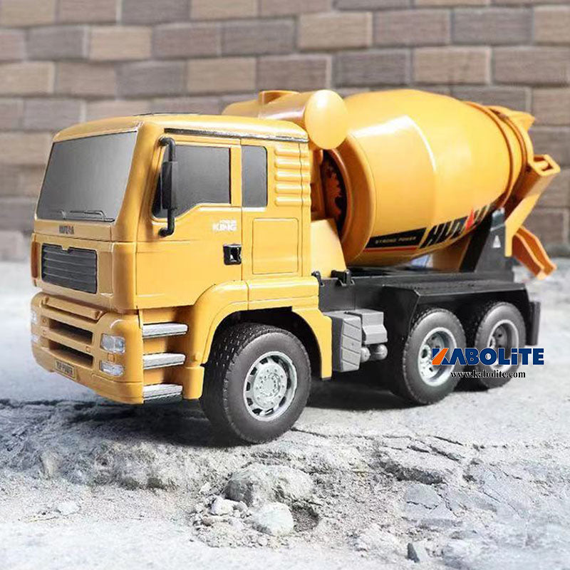IN Stock HUINA 1333 1/18 Plastic RC Concrete Mixer Truck with 6CH 2.4G Radio Controller Lights Gift for Boys
