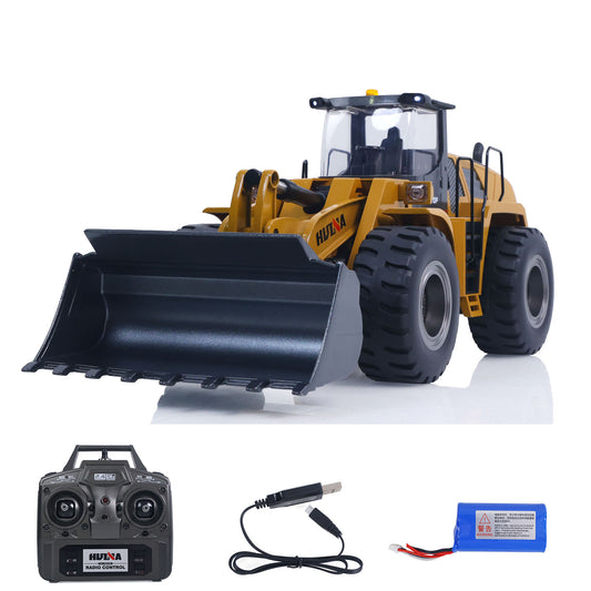1/14 HUINA Toys 2.4G Radio Controlled Loader 1583 Electric Lifting System Lights Sound RC Construction Vehicles Assembled