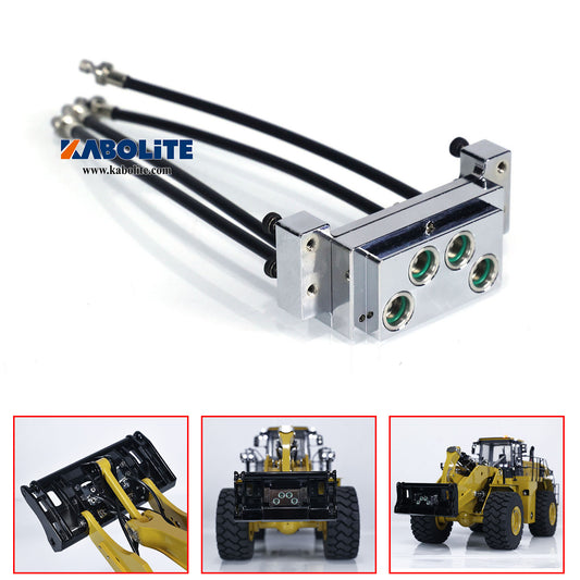 Kabolite Metal Bucket Hydraulic Short/Long Clamp Upgrade Spare Parts for K988-100S RC Loader