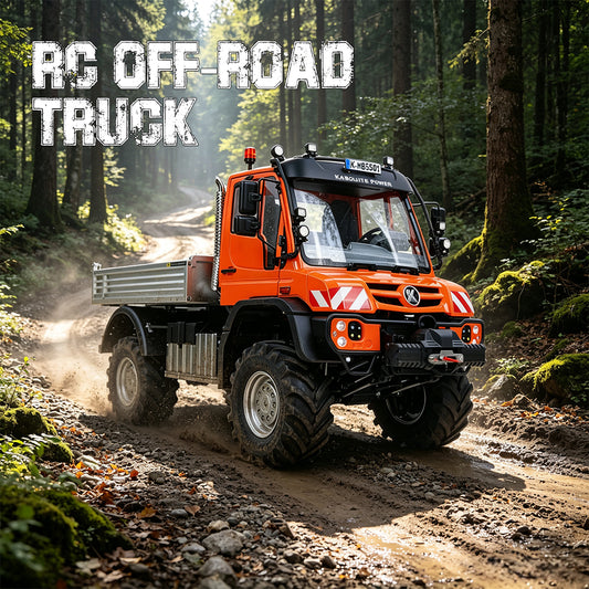 US Stock KABOLITE 5501 1/14 4X4 RC Off Road Dumper Truck with FS L12 Radio System 2 Speed Gearbox Light Sound System