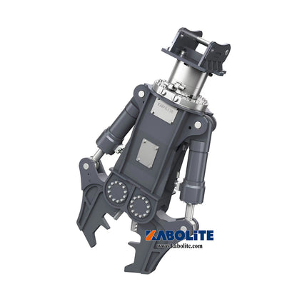Kabolite Metal Hydraulic Claw Shear Fork Attachment Upgrade Spare Parts for 1/14 K350-200 RC Excavator Construction Digger