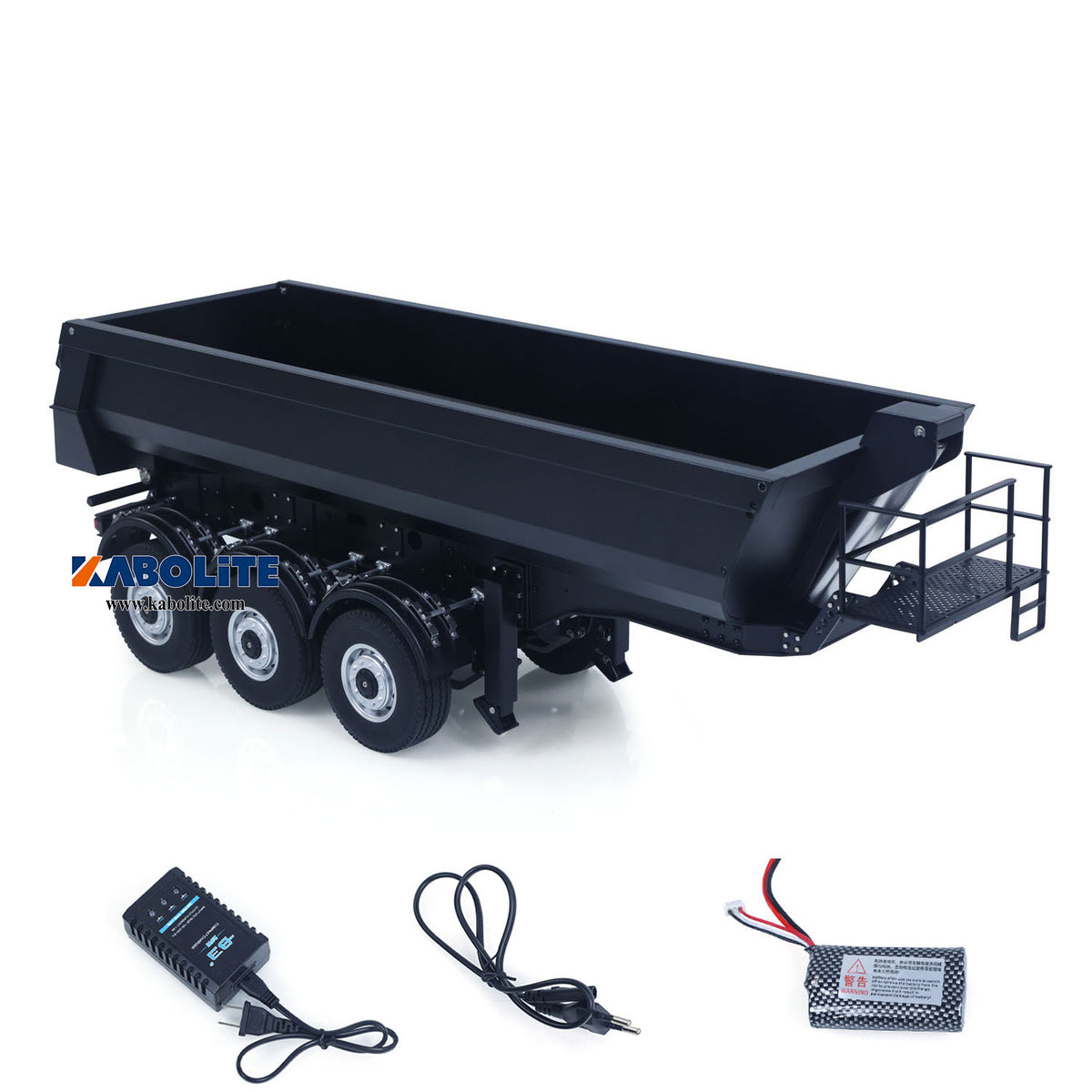 Fast Free Shipping for EU Kabolite 1/14 Metal Remote Control 3 Axles Electric Lifting Semi Trailer Dumper for 5801 RC Tractor Truck 770S 100 Support Leg