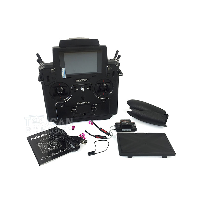 Flysky 10CH Paladin PL18 Lite Transmitter Radio System FTr10 Receiver for Remote Control Truck Car Model RC Boat Construction Vehicle