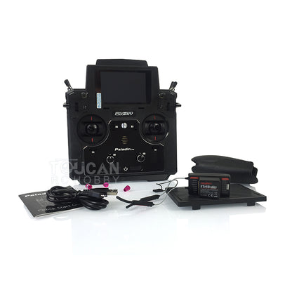 Flysky 10CH Paladin PL18 Lite Transmitter Radio System FTr10 Receiver for Remote Control Truck Car Model RC Boat Construction Vehicle