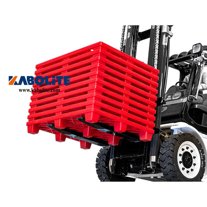 10PCS Plastic Pallets Decoration Parts K180 for Kabolite 1/14 LESU RC Excavator DIY Truck Forklift Model White Blue Red