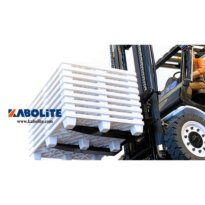 10PCS Plastic Pallets Decoration Parts K180 for Kabolite 1/14 LESU RC Excavator DIY Truck Forklift Model White Blue Red