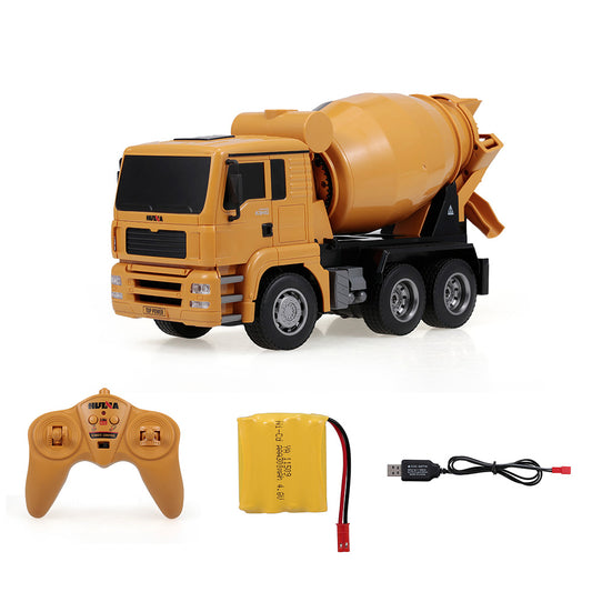 HUINA 1/18 333 1333 6CH Remote Control Concrete Car Mixer Truck RC Model Tractor Toy Gift 2.4G Radio