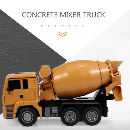 HUINA 1/18 333 1333 6CH Remote Control Concrete Car Mixer Truck RC Model Tractor Toy Gift 2.4G Radio