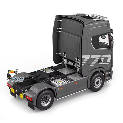 KABOLITE 1/14 Remote Control Tractor Truck 770S 100 4X2 RC Lorry Car 2Speed Transmission Differential Locks RTR Sound