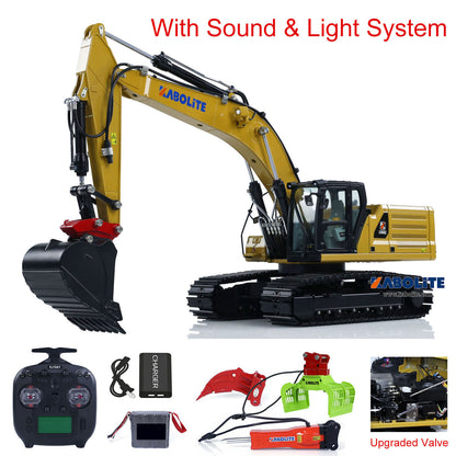 Fast Free Shipping for EU Kabolite K961-100S Pro Hydraulic RC Excavator 1/18 RTR Metal Remote Control Digger FlySky ST8 Radio Construction Model