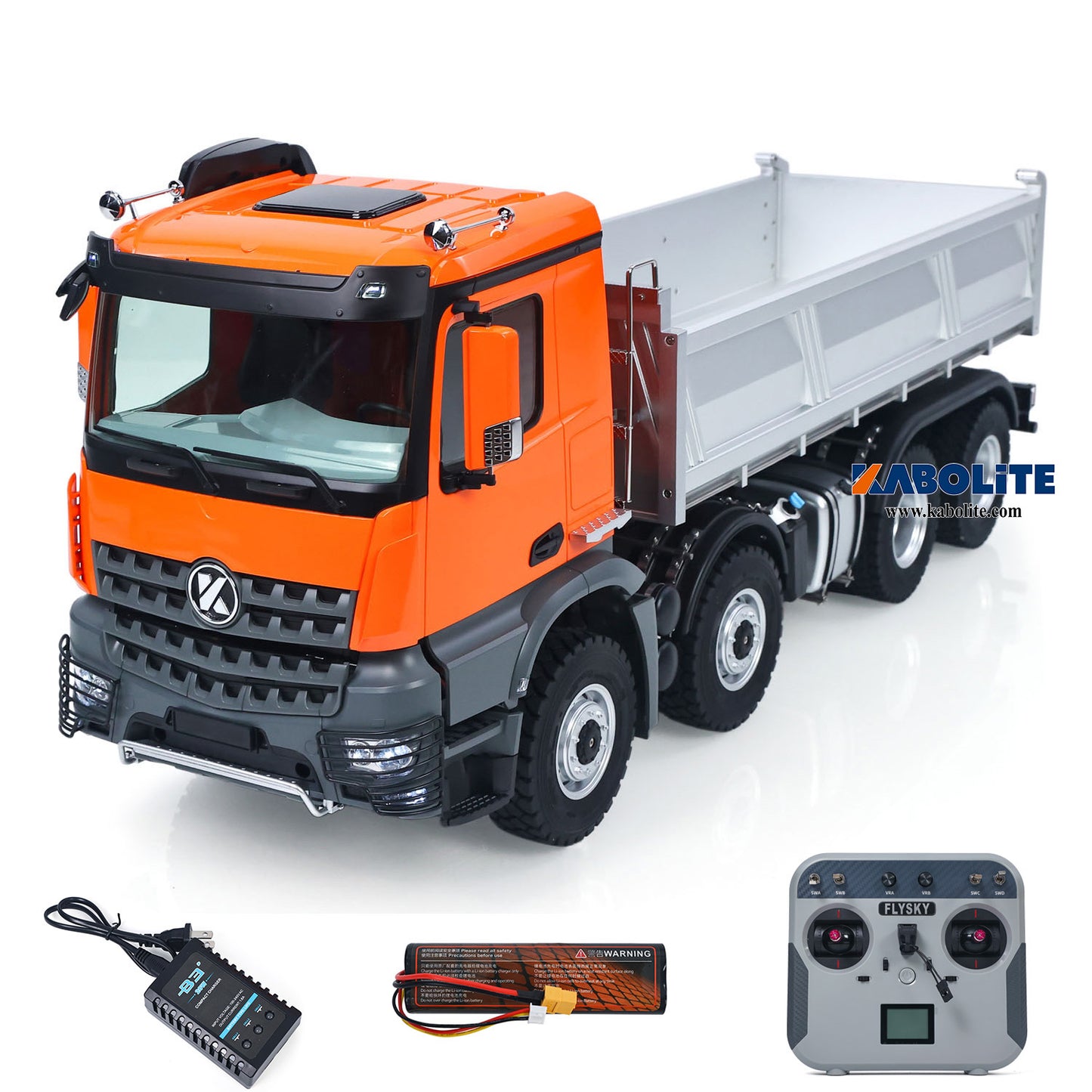 Fast Free Shipping for EU Kabolite 1/14 K5703 Electric RC Dump Truck 8X8 Remote Control Tipper Model 2Speed Transmission Lights Sounds Battery Charger