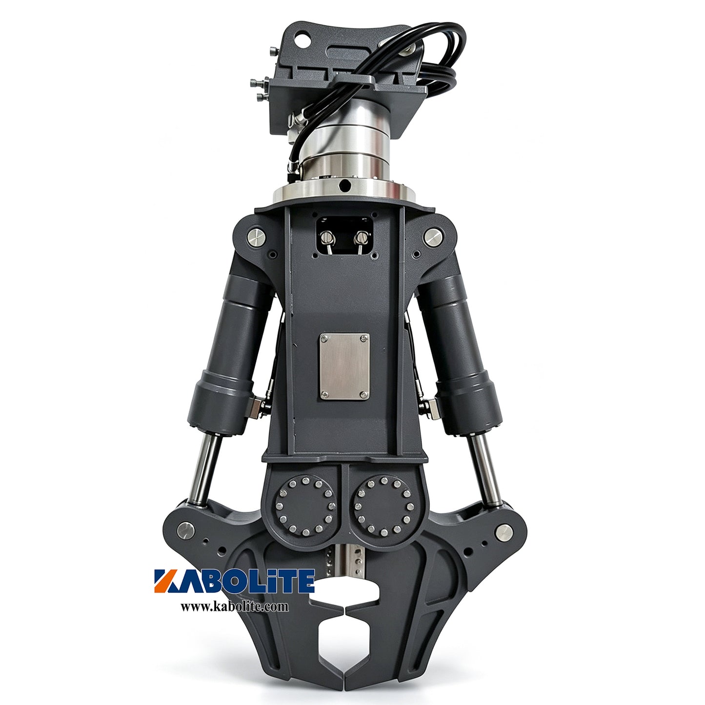Kabolite Metal Hydraulic Claw Shear Fork Attachment Upgrade Spare Parts for 1/14 K350-200 RC Excavator Construction Digger