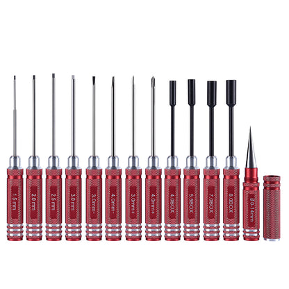 18 in 1 Tool Kits Hole Opener Pliers Screwdrivers Hex Socket Wrench for RC Cars Remote Control Truck Hobby Model DIY Parts