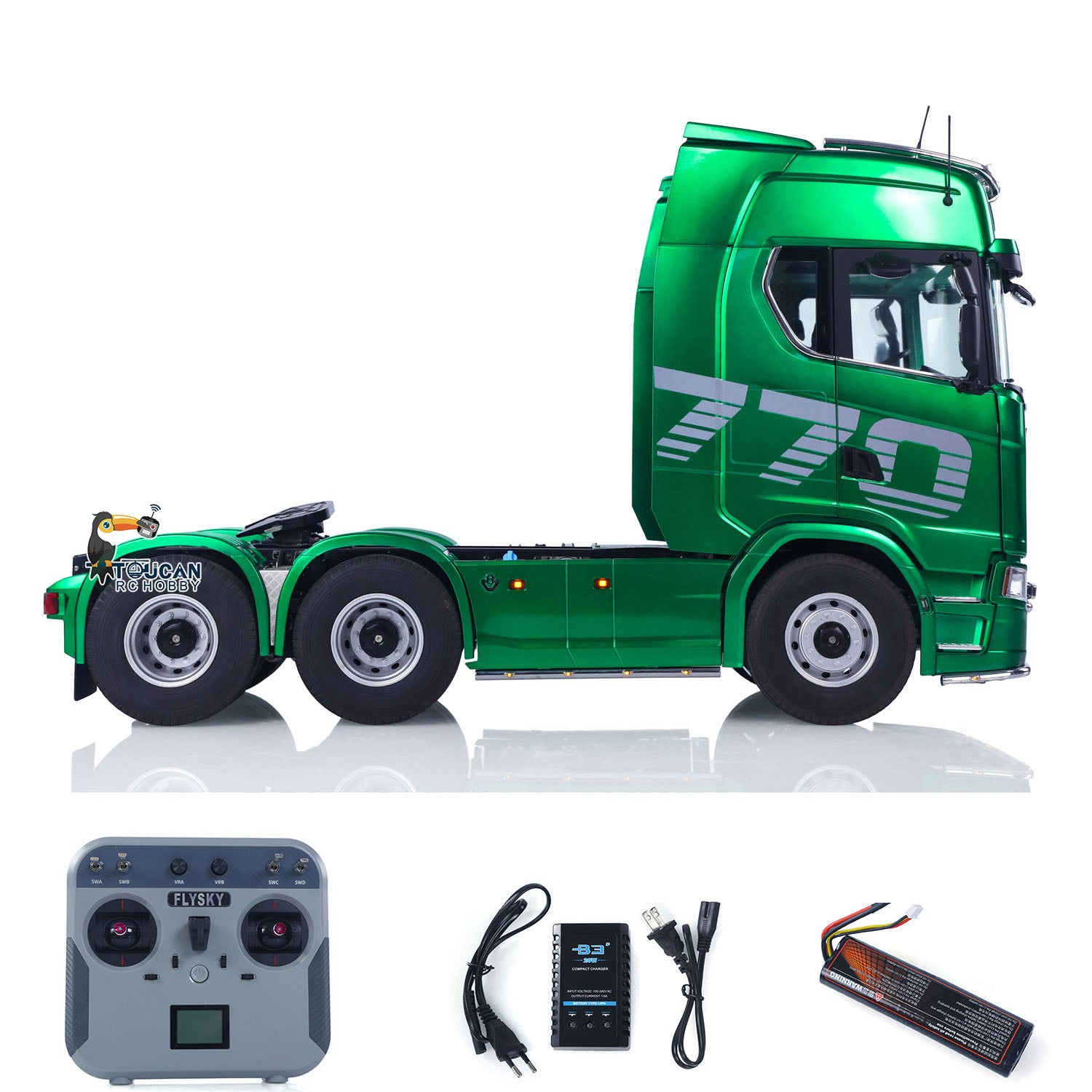 KABOLITE 6*6 Ready To Run 1/14 RC Tractor Truck Remote