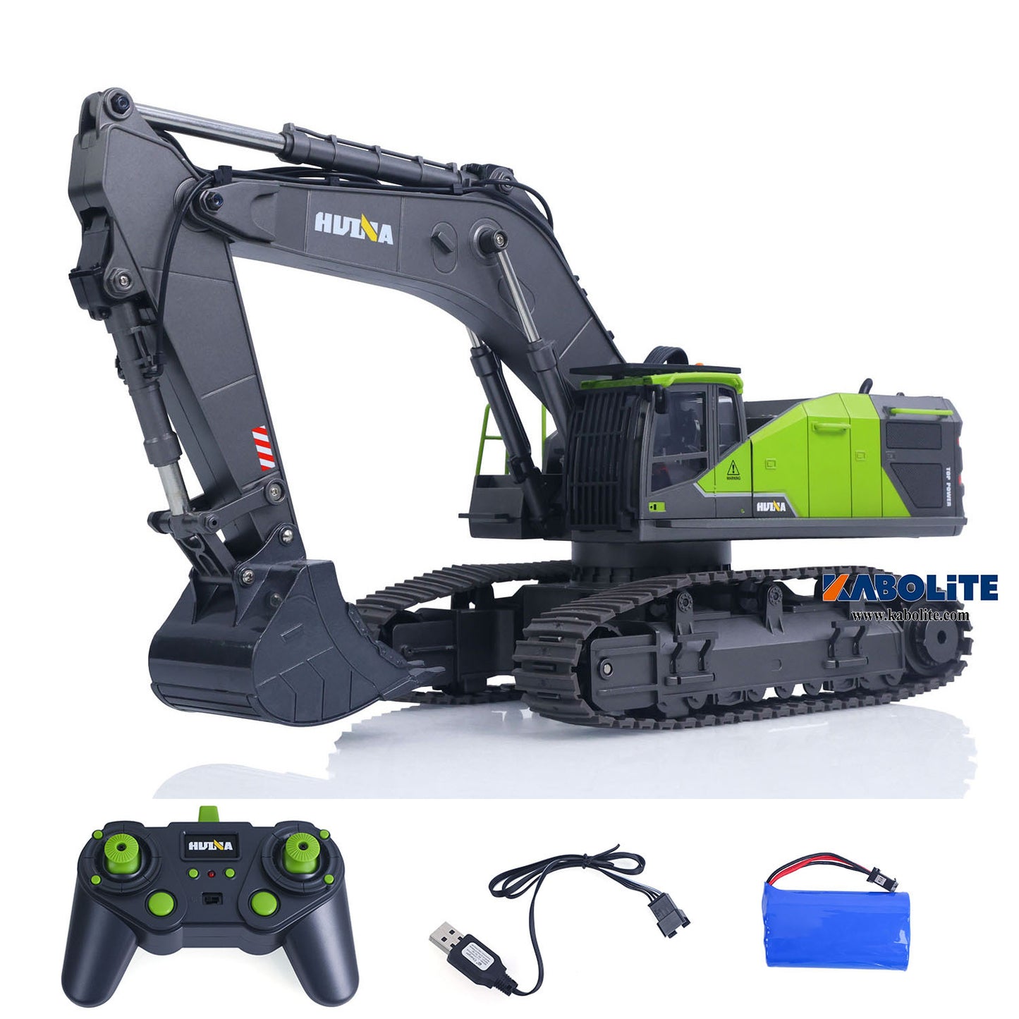 IN Stock HUINA 1593 1/14 RC Excavator 28CH Digger Model with Light Sound 2.4G Radio Controller for Construction Vehicle Hobbyists