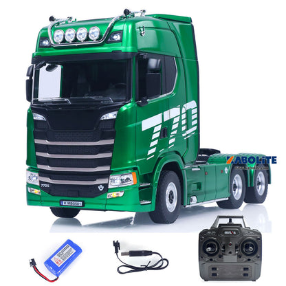 HUINA 770S 1/18 Plastic 6x4 RC Tractor Truck 1501 PRO with 19CH 2.4G Radio Controller Light Sound for Hobbyists Outdoor Play