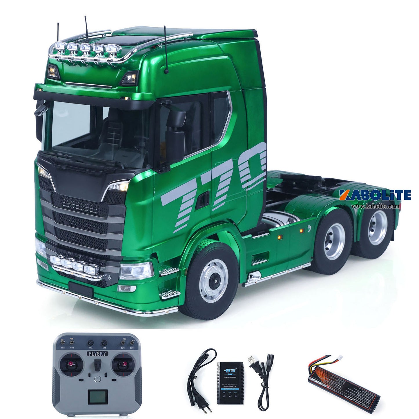 Kabolite K770S-100 1/14 6x6 RC Tractor Truck 