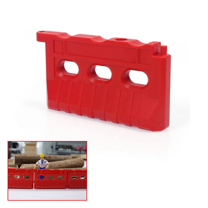 Kabolite Plastic Decorative Traffic Sign Guardrail Barrier Traffic Cones Crash Bucket Spare Parts for 1/14 RC Construction Vehicles Model