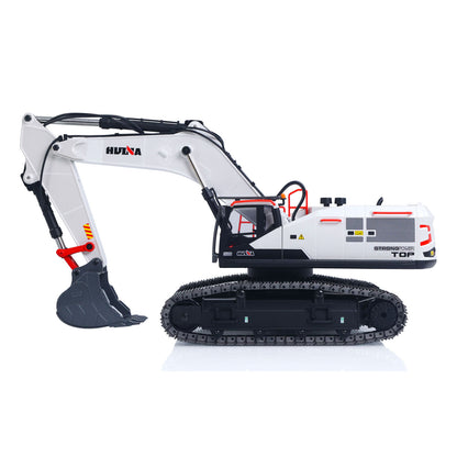 HUINA 1/14 1594 Metal RC Excavator Model Bucket Drill Ball Wooden Claw Light Sound Battery&nbsp;Remote Control Vehicle