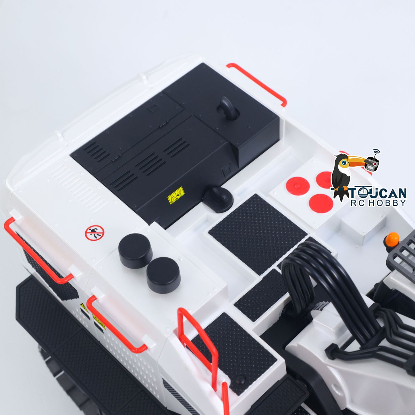 1/14 HUINA RC Metal Excavator Model Toys 1594 Radio Light Battery 22CH Sound Wooden Claw Ball Claw