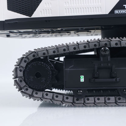 DE Stock HUINA 1/14 Metal 1594 RC Excavator Digger Model Bucket Drill Ball Wooden Claw Radio System Light Sound Battery Charger