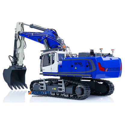 Kabolite 1/14 K970-100S Pro Hydraulic RC Excavator Metal Digger PL18EV Lite Radio System Light Sound