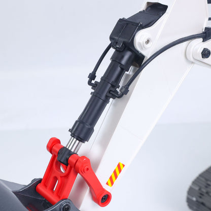 DE Stock HUINA 1/14 Metal 1594 RC Excavator Digger Model Bucket Drill Ball Wooden Claw Radio System Light Sound Battery Charger