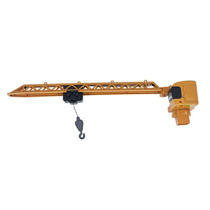 US Stock HUINA Toys 1/14 585 12CH RC Lifting Tower Crane 2.4G Radio System 7.4V Battery Lights USB Charging Cable Unassembled Model