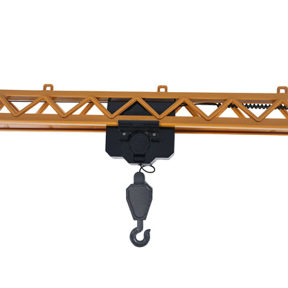 US Stock HUINA Toys 1/14 585 12CH RC Lifting Tower Crane 2.4G Radio System 7.4V Battery Lights USB Charging Cable Unassembled Model