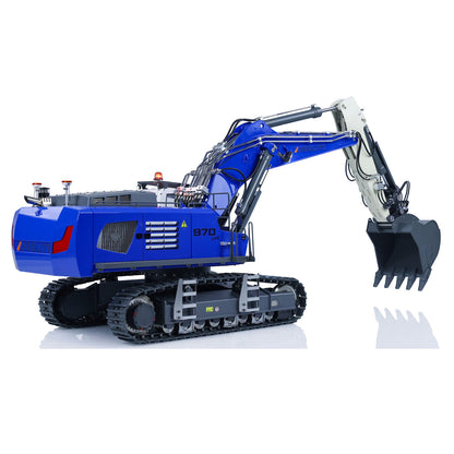 Flash Sale Kabolite K970-100S Pro Metal 1/14 Hydraulic RC Excavator RTR Digger Paladin PL18EV Lite Radio Battery Heavy Construction Vehicles Smoker Light Sound