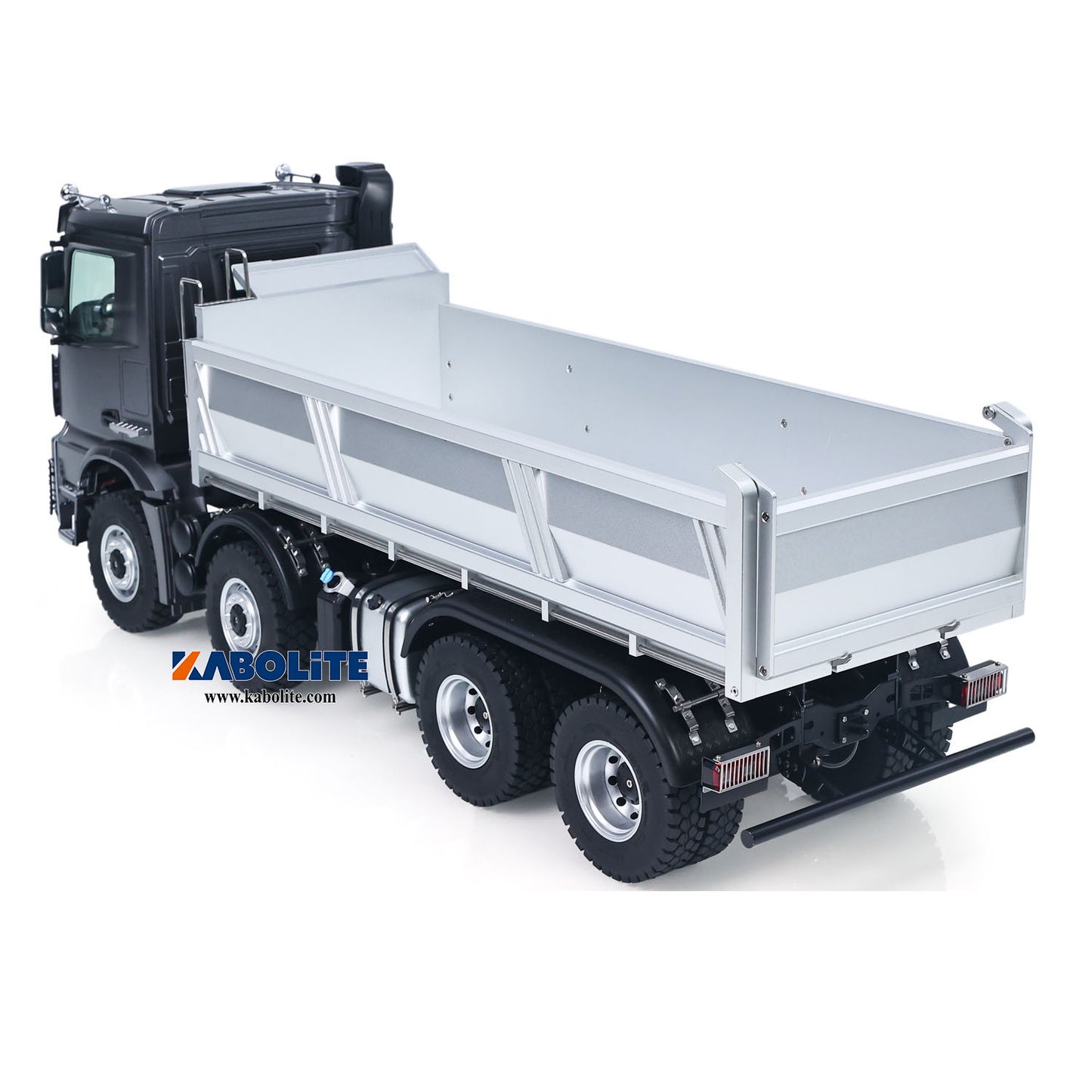 Fast Free Shipping for EU Kabolite 8X8 1/14 K5703 RC Dump Truck Electric Lifting Remote Control Tipper Model 2Speed Gearbox Lights Sound System