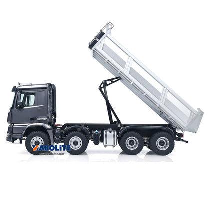 Fast Free Shipping for EU Kabolite 8X8 1/14 K5703 RC Dump Truck Electric Lifting Remote Control Tipper Model 2Speed Gearbox Lights Sound System